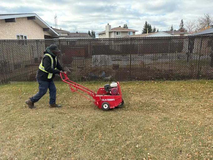 An Edmonton landscaper